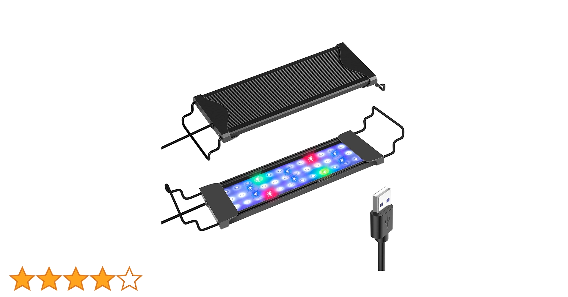 Amazon | Iseebiz 水槽ライト アクアリウムライト 5色 LED 魚